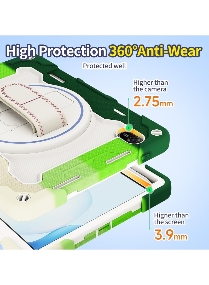 general Kids Case for Huawei MatePad 11.5 11.5-inch 2025 Tablet Multi-Angle Bracket + 360° Swivel Hand Strap Case with Shoulder Strap & Pen Holder - Image 5